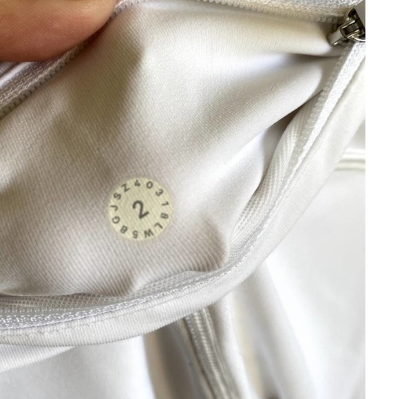 Lululemon Athletica Speed Up tight pocket white full length workout leggings - Picture 9 of 9